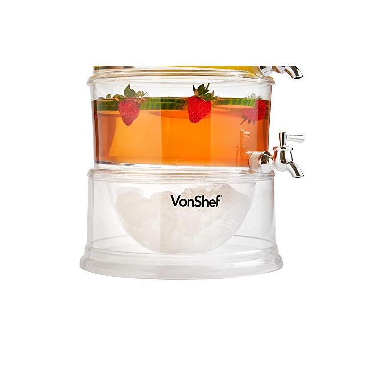 Contenitore Per Acqua Con Rubinetto Da 3,5 Litri, Distributore Di Succo E Bevande, Ideale Per Frigorifero, Caraffa Per Limonata - 2
