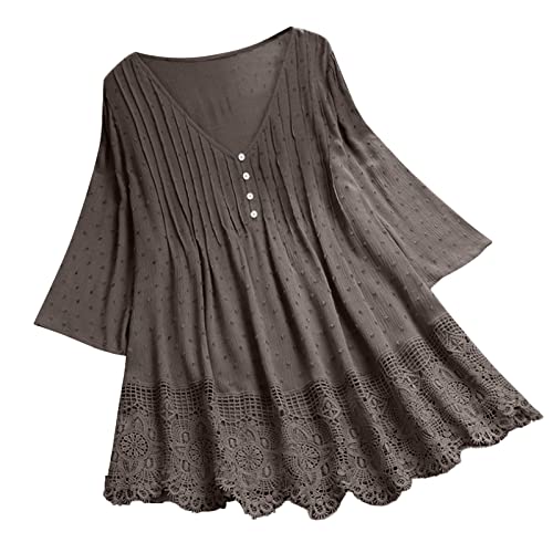 T-shirt femme chic en dentelle pour un style élégant du bureau au dîner