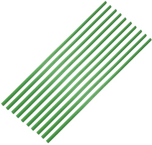 TRTO 10Pcs Long rawl wall plug green dowel attach screw nail ridged fastener (300mm)