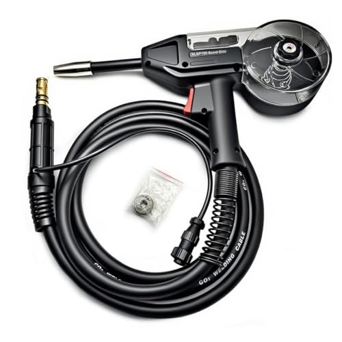 Image of 10ft 150A Spool Gun 4Pin Replace Magnum PRO 100SG K3269-1 K2532-1, Compatible with Lincoln POWER MIG 216/210MP,POWER MIG 140C/180C /180Dual,SP-140T/180T Welder