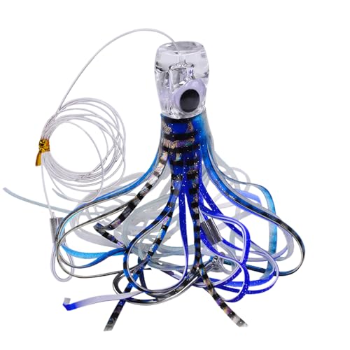 Señuelos de tren, señuelos de peces pulpo para tren profundo | Accesorios de pesca para cebo suave para padre trucha noche Surfcasting hombre Lucioperca Marigane Kayak Silure apasionados