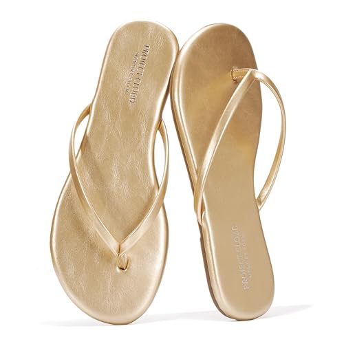 Image of Project Cloud Flip Flops for Women Footwear- Lightweight and Memory Foam Insole Sandals for Women 2026 - Durable Non-Slip Beach Essentials Flats for Women Sandals (Foundations)