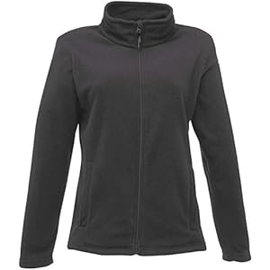 Regatta Micro-Fleecejacke für Damen mit durchgehendem Reißverschluss, Siegel Grau, 40