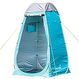 ✔ GUTE VENTILATION: Das Fenster und die Belüftungsöffnung am Dach geben eine gute Belüftungsmöglichkeiten für das Multifunktionszelt.