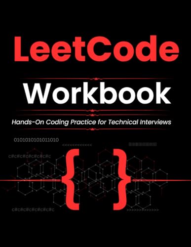 Leetcode Workbook: Practice Book with 120 Pages of Challenges and Solutions: Prepare for coding interviews with real-world DSA problems and space to solve them by hand.