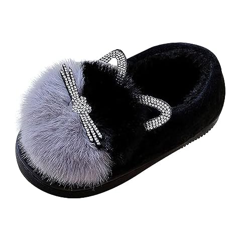 Boys Girls Cartoon Cat Plush Slippers Cover
