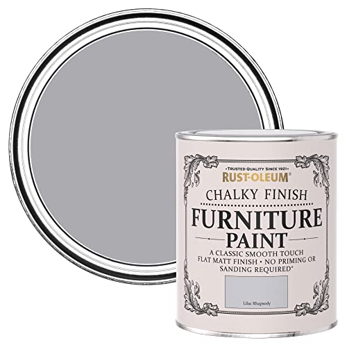 Rust-Oleum White Upcycled Furniture Paint in Chalky Finish - Lilac Rhapsody 750ml