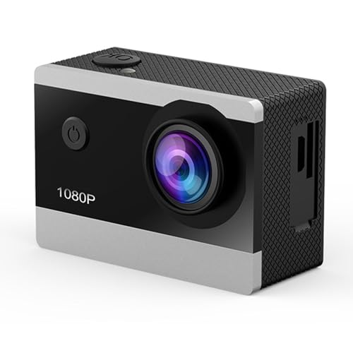 Caméra d'action 1080p étanche avec vision nocturne pour plongée et vélo