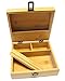 Cali Factory Large Size Bamboo Box Storage Organizer - Classic and Neat Design Stash Box, for Smoking Accessory Item# LGSB062118-1