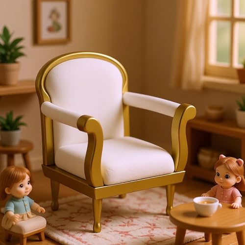 Sofá miniatura 1/6 antideslizante para posar figuras de acción sin caídas 4