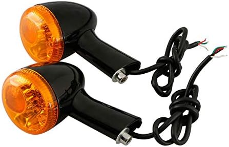 2pcs Rear Turn Signals LED Light Amber Fits For Harley Sportster