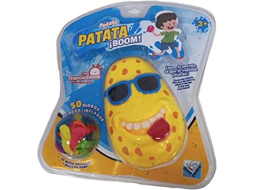DIVERGARDEN Patata Boom Amarilla con 50 Globos de Agua