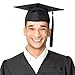 Lierys Graduation Hat Square Academic Cap Mortarboard for Students Graduating College University Black