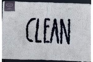 Rae Dunn CLEAN Bath Mat: A Touch of Sophistication for Your Bathroom Haven