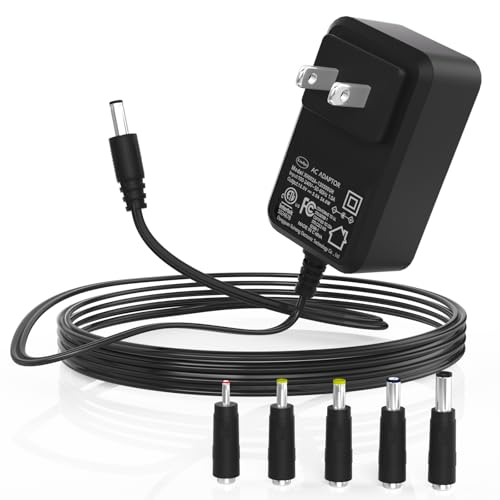 Quekawi 12V AC Power Cord fit for WD Western Digital My Book Essential External Hard Drive HDD 2TB 4TB 1TB 3TB, Seagate Hard Drive,Seagate Freeagent Goflex Replacement Power Supply