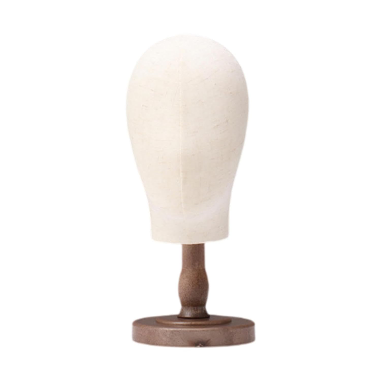 Generic Wig Display Stand for Mannequin Head with Fabric Base for Hats And Headdresses, Antique color Medium