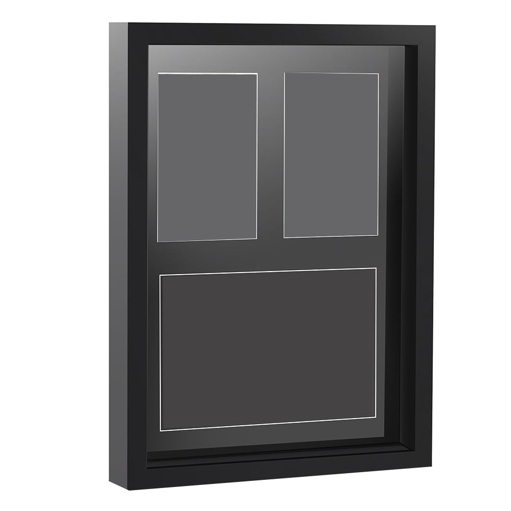 UDSKNV[KSL Medal Display Frame Case Award for Runners Shadow Box for Medal and Photo Storage Display