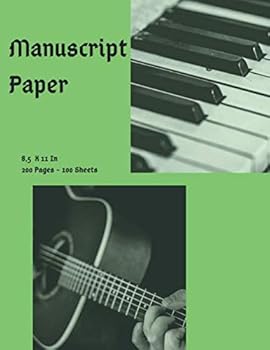 Paperback Standard Wirebound Manuscript Paper Book