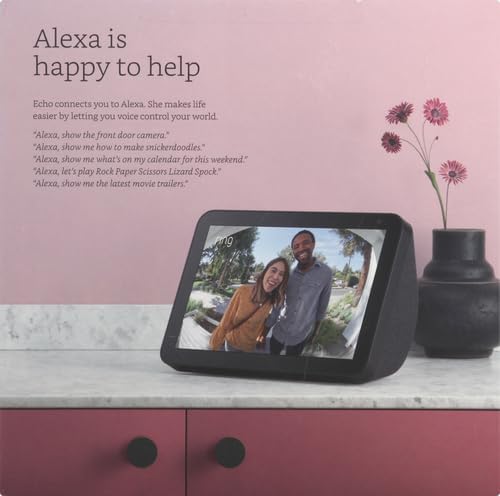 دستیار صوتی تصویری آمازون مدل اکو شو 8 رنگ ذغالی