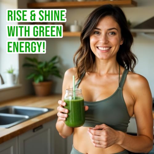 Numami Organic Barley Grass Juice Powder, Raw and Water Soluble, Add to Your Smoothie or Drink as a Juice