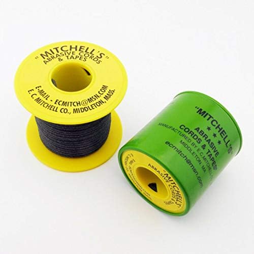 BAIJAC Replacemelt for Mitchell's Abrasive Emery Cords No. 52, 150 Grit, 0.055" X 50 Ft.