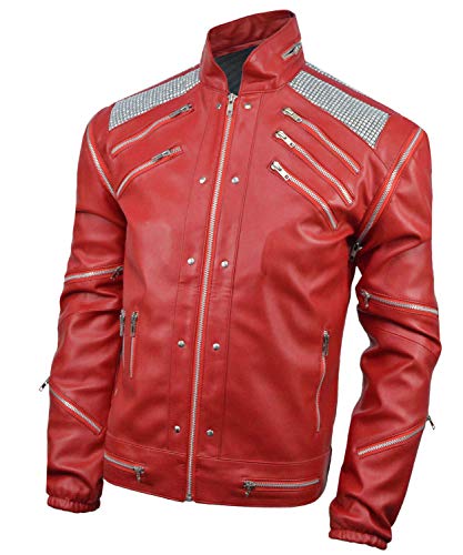 Beat-It Jacket - Red - Faux Leather3