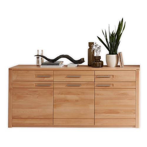 NATURE ONE Sideboard in Kernbuche teil-massiv FSC-zertifiziert - Moderne Kommode mit Schubladen und viel Stauraum - 190 x 86 x 45 cm (B/H/T)