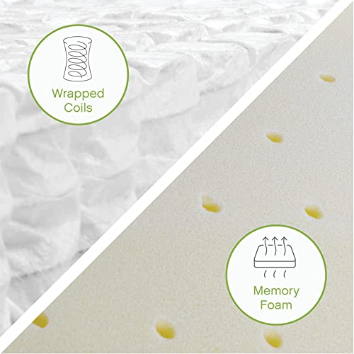 Classic Brands Decker Memory Foam And Innerspring Hybrid 10-Inch Mattress | Bed-In-A-Box King #TOP4