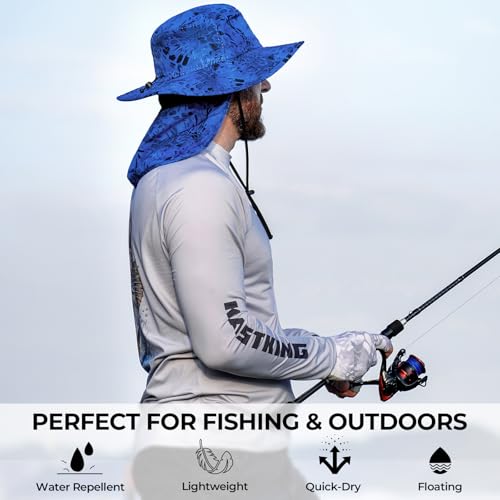 Image of KastKing Sol Armis UPF 50 Boonie Hat - Sun Protection Hat, Fishing Hat, Beach & Hiking Hat, Paddling
