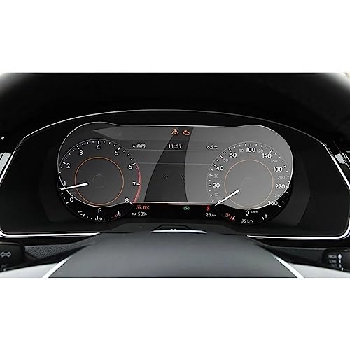 Verre trempé de protection Passat B8 2019 écran 12,3 pouces voiture avec finition anti-rayures