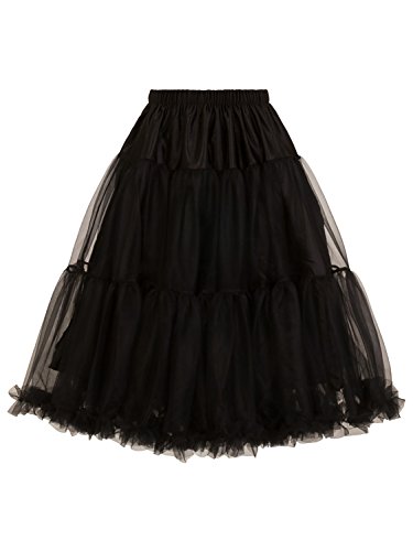 Preisvergleich Produktbild Hell Bunny Petticoat Polly 5486 Schwarz M-L