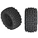 ARRMA Backflip Lp 4S 3.8 Rc Truck Tires with Foam Inserts, Mounted On Multi-Spoke Black Wheels (Set of 2): AR550050