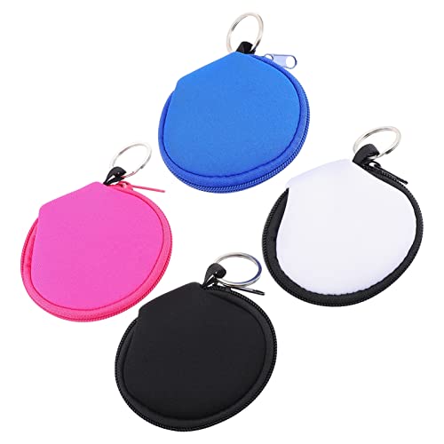 Beavorty 4 Piezas Auriculares Bolsa de Bolsas de Almacenamiento de máscara Organizador de Auriculares de Neopreno contenedor de Auriculares Titular de la Caja de la máscara Color Aleatorio