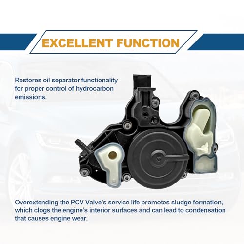 Válvula PCV 06K103495 que soluciona consumo de aceite en Audi A3 A4 y VW Passat 4
