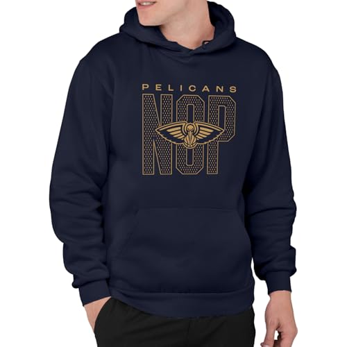 Junk Food NBA - New Orleans Pelicans City Mesh Adult Hoodie Navy