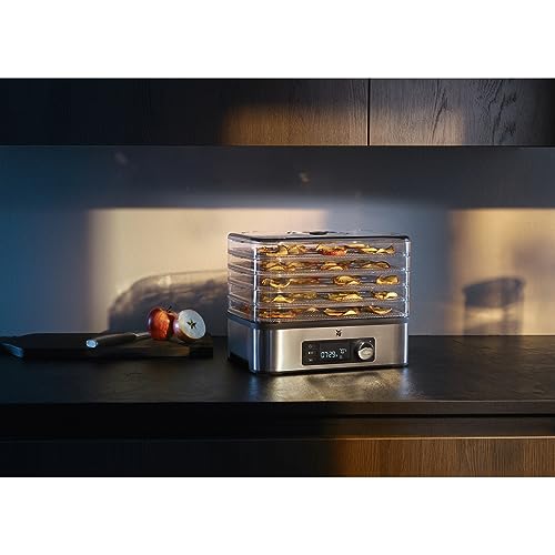 WMF Küchenminis Dörrautomat Edelstahl, Dörrgerät mit 5 Einlegefächer, 30-70°C, 24h-Timer, Obsttrockner, Dehydrator, 2 Boxen, Müsliriegelform, bpa-frei – Bild 3