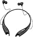 Mpow Jaws Upgraded Gen5 Bluetooth Headphones 18H Playtime, V5.0 Wireless Neckband Headphones, Bluetooth Headset Magnetic Earbuds, Call Vibrate & CVC6.0 Noise Cancelling Mic, Black