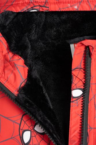 Image of Marvel Spider-Man Boys' Zip-Up Hooded Jacket Toddler to Little Kid