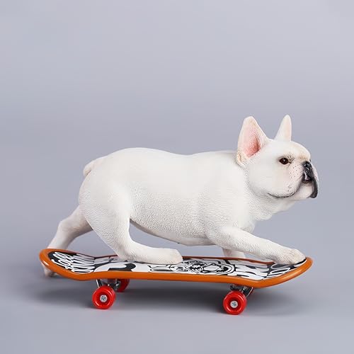 Statue de bouledogue français en résine haute finition