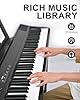 KEYIVOX S-200 88-Key Full Weighted Digital Piano with MP3 Player, Dual Headphone Jack, Sustain Pedal, Portable Electric Keyboard for Beginners and Home Use #5