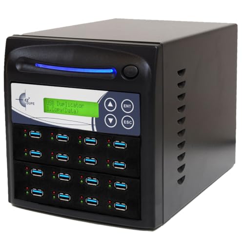 Image of EZ DUPE 1 to 15 USB 3.0 /3.1 Duplicator & DOD Eraser - 6GB /Min U15-SSPX100