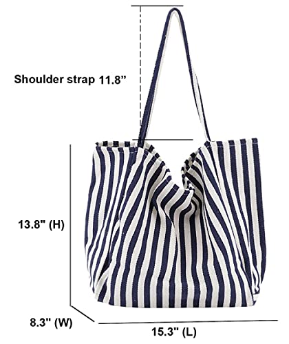 Image of Women's Tote Bag Large Canvas Shoulder Bag Hobo Bag Loose Bag Daily Working Handbag Beach Bags For Women