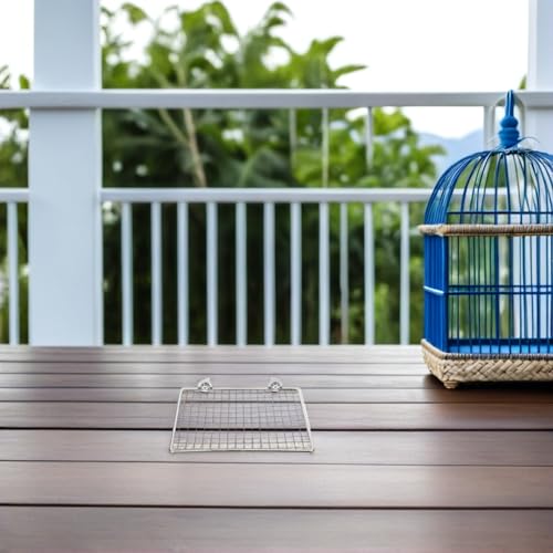 Perchoirs acier inoxydable cage oiseaux VICASKY - Support de repos stable petits animaux - 8
