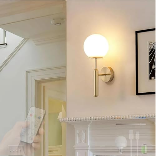 Lámpara de Pared con Mando para iluminar dormitorios y escaleras