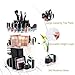 SUNFICON Rotating Makeup Organizer 360 Rotation Cosmetic Storage Holder Crystal Clear Acrylic Makeup Turntable Spin Display Stand Bathroom Bedroom Countertop Vanity Dressing Table Gift Girl Lady Women