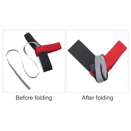 Image of MECCANIXITY 12pcs ESD Anti Static Foot Heel Straps Anti Static Wrist Strap Band Adjustable for Grounding Removing Static Black Red