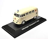  IXO / ATLAS VW Transporter T1 Krankenwagen Krankenwagen Die-Cast Fertigmodell Maßstab 1:43