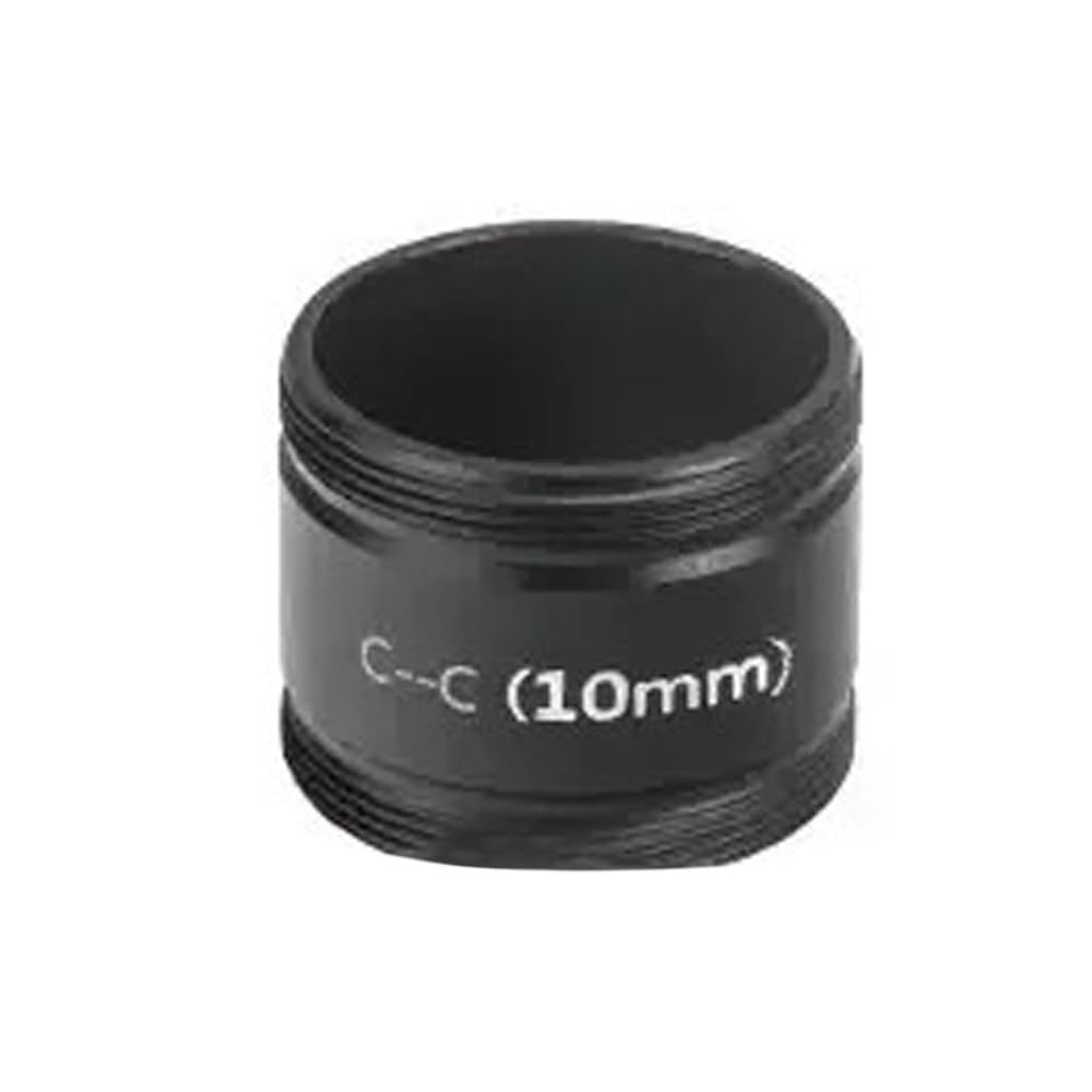 Microscope All Metal Male to Male Ring Adapter Tube Extension Clasp Camera C-Mount Thread RMS M25 M26 M28 Fit for Metallographic Microscope(C-C)