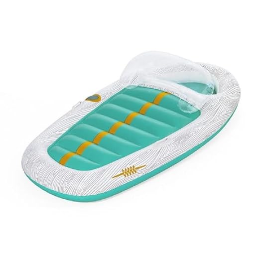 Trade Shop – Colchón Flotante Yacht 216 X 117 Cm Con Asas De Almacenamiento Vaso 43650 –