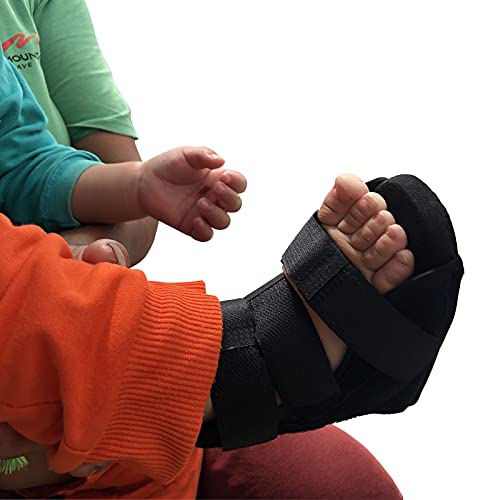 AFO Drop Foot Brace for Kids Toddler Ankle Foot Orthotics Night Splint, Baby Functional Orthotics & Foot Stabilizer, Improves Standing or Walking (18CM)